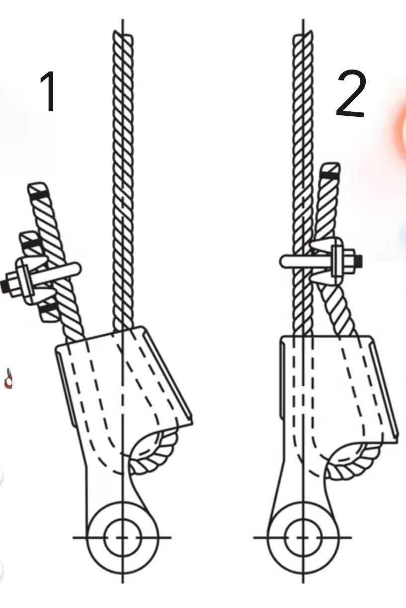 Wire Rope Socket Installation Diagram – Technical Drawing (Digital Download)